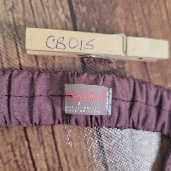 Free People Movement Sports Bra Purple S Eyelet Drawstring Nylon Elastic - Picture 8 of 11